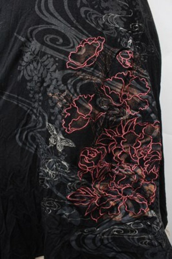 画像3: Ozz Croce / 刺繍スピンドルチュニック  黒 S-26-02-20-034-OO-TO-AS-ZS (3)