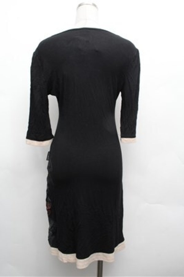 画像4: Ozz Croce / 刺繍スピンドルチュニック  黒 S-26-02-20-034-OO-TO-AS-ZS (4)