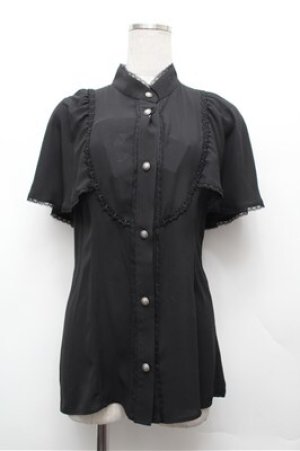 画像: MIHO MATSUDA / ブラウス・ミウル  黒 S-26-02-20-036-GO-BL-HR-ZS