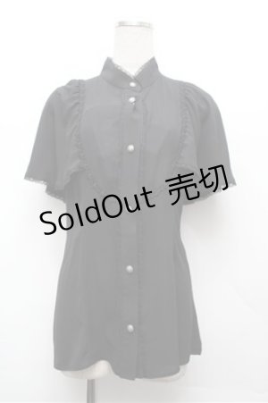 画像: MIHO MATSUDA / ブラウス・ミウル  黒 S-26-02-20-036-GO-BL-HR-ZS