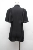 画像3: MIHO MATSUDA / ブラウス・ミウル  黒 S-26-02-20-036-GO-BL-HR-ZS (3)