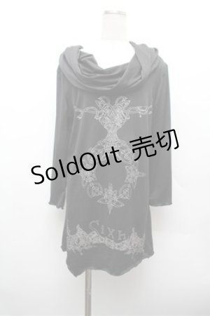 画像: Sixh / デザイントップス  黒 S-26-02-20-038-HN-TO-AS-ZS