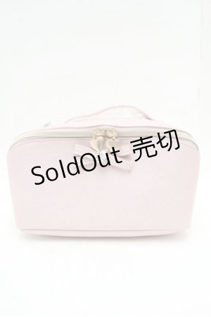 画像: m petit by misako / AMハートヒキテポーチ  ピンク S-26-02-20-005-LO-ZA-HR-ZS