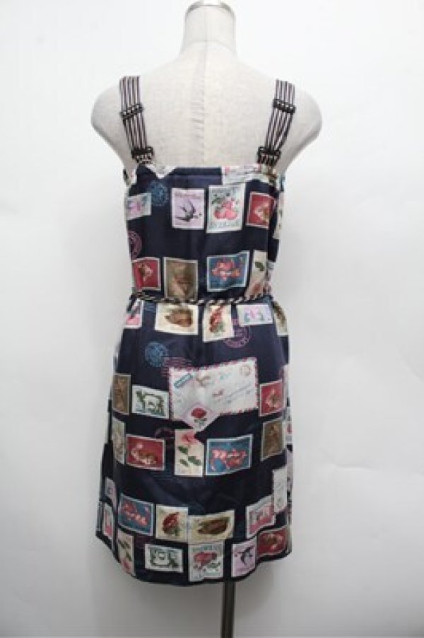 画像3: MILK / Vintage Stampドレス  紺 S-26-02-20-045-ML-OP-AS-ZS (3)