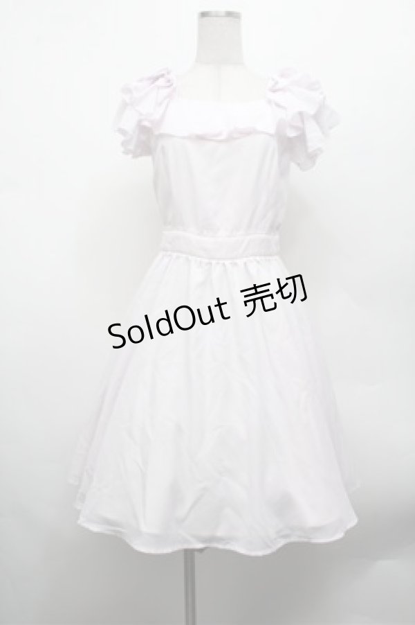 画像1: LODISPOTTO / シフォンフリルワンピース  ピンク S-26-02-20-050-LO-OP-AS-ZS (1)