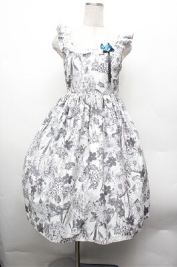 画像1: Emily Temple cute / Butterfly gardenレースワンピース  オフ S-26-02-20-060-ET-OP-TE-ZS (1)