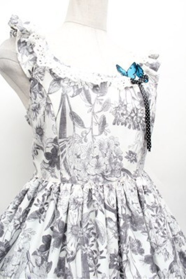 画像2: Emily Temple cute / Butterfly gardenレースワンピース  オフ S-26-02-20-060-ET-OP-TE-ZS (2)