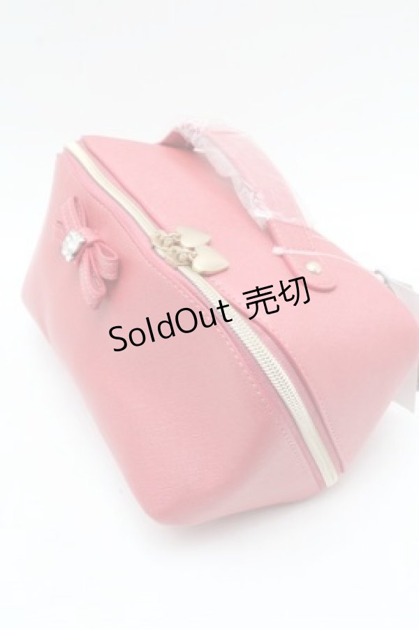 画像3: m petit by misako / AMハートヒキテポーチ  赤 S-26-02-20-007-LO-ZA-HR-ZS (3)