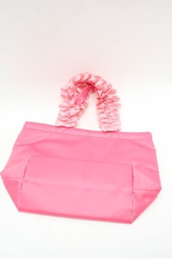 画像2: Maison de FLEUR / ピンクマニアフリルハンドルトートMバッグ  ピンク S-26-02-20-010-LO-BG-AS-ZS (2)