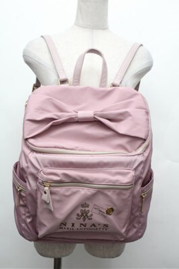 画像1: m petit by misako / NINA'Sコラボリュック  ピンク S-26-02-20-011-LO-BG-AS-ZS (1)