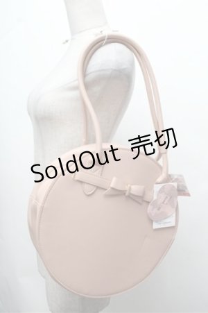 画像: m petit by misako / サークルリボントート  ピンク S-26-02-20-012-LO-BG-HR-ZS
