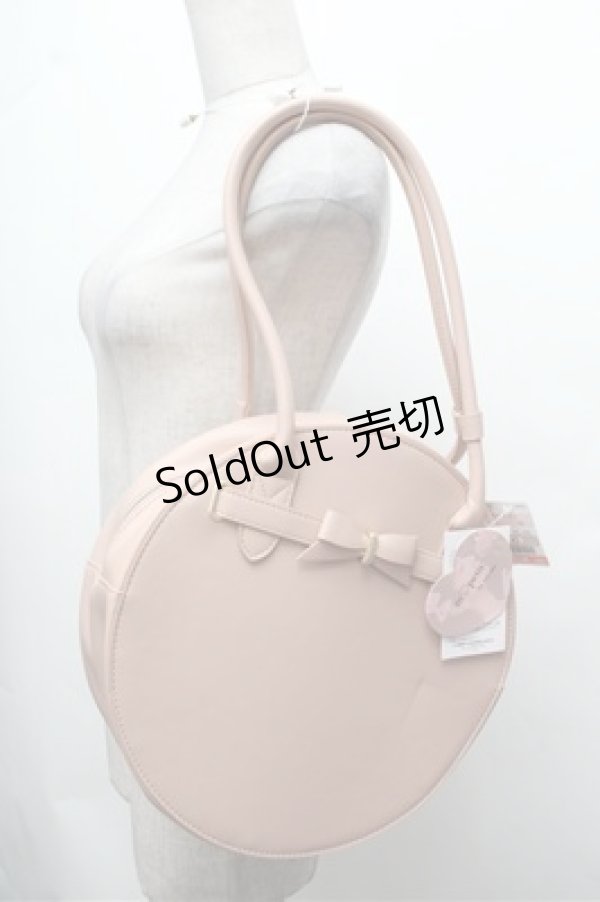 画像1: m petit by misako / サークルリボントート  ピンク S-26-02-20-012-LO-BG-HR-ZS (1)
