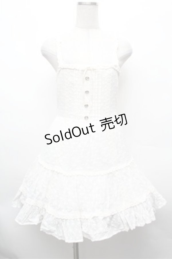 画像1: LIZ LISA / 刺繍コットンチュニック  白 S-26-02-20-021-LO-TO-AS-ZS (1)