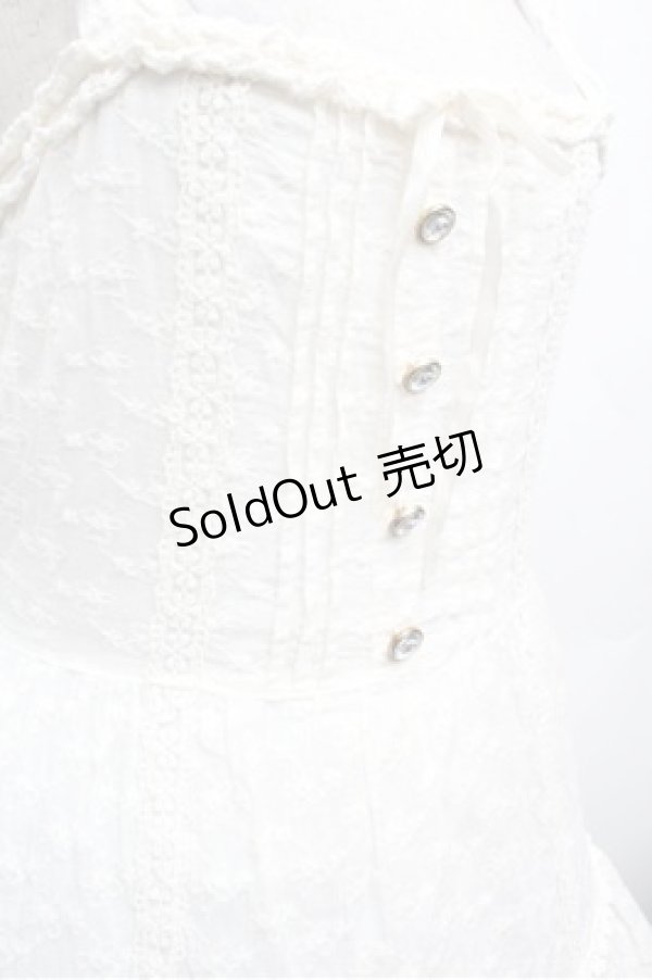 画像2: LIZ LISA / 刺繍コットンチュニック  白 S-26-02-20-021-LO-TO-AS-ZS (2)
