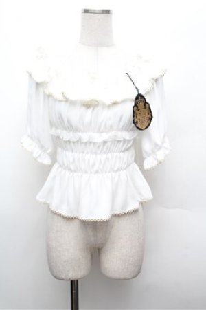 画像: ALICE and the PIRATES / バニーガールシャーリングプルオーバー  白 S-26-02-20-022-PA-BL-HR-ZS