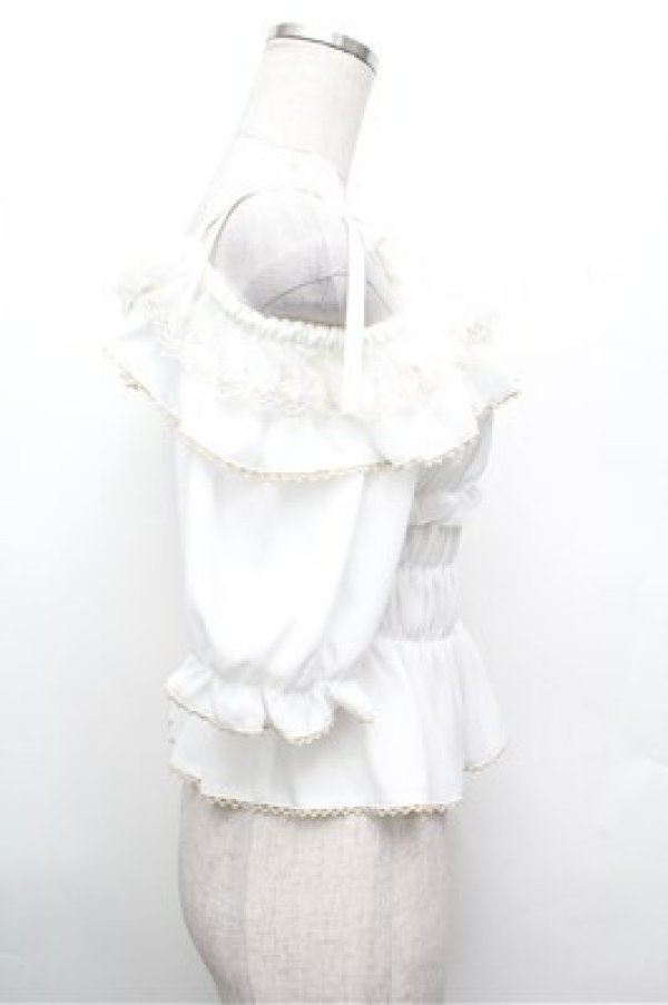 画像2: ALICE and the PIRATES / バニーガールシャーリングプルオーバー  白 S-26-02-20-022-PA-BL-HR-ZS (2)