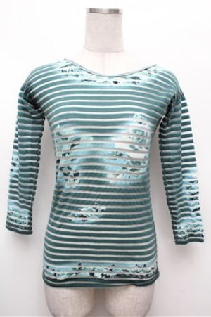 画像: Jean Paul GAULTIER / パワーネットトップス S グリーン S-26-02-22-033-GO-TO-AS-ZS