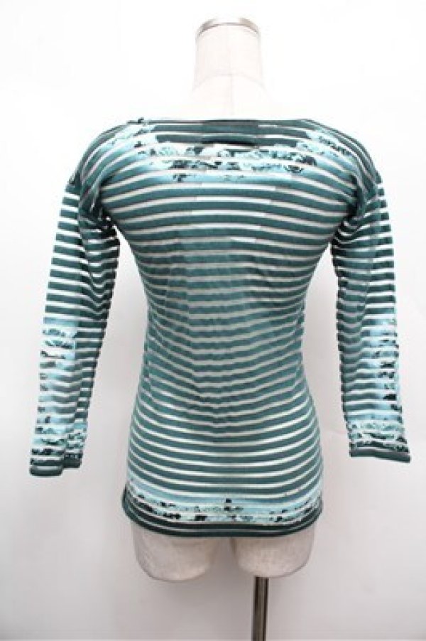 画像3: Jean Paul GAULTIER / パワーネットトップス S グリーン S-26-02-22-033-GO-TO-AS-ZS (3)