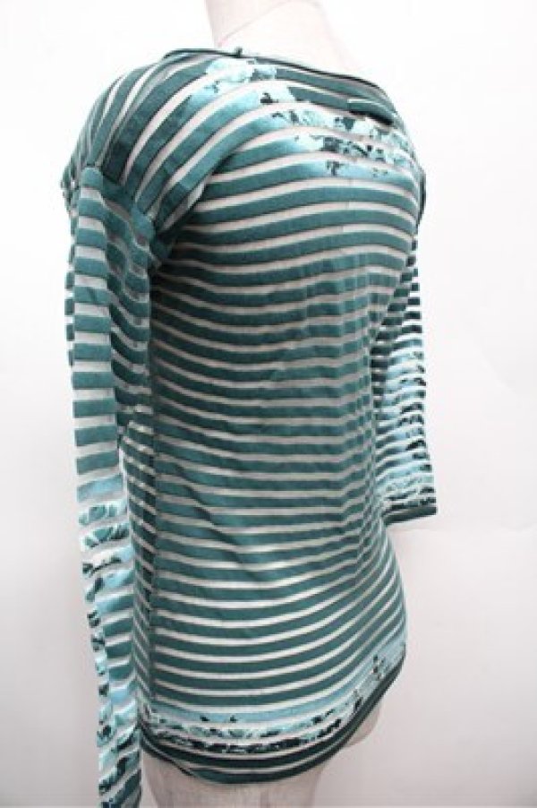 画像4: Jean Paul GAULTIER / パワーネットトップス S グリーン S-26-02-22-033-GO-TO-AS-ZS (4)