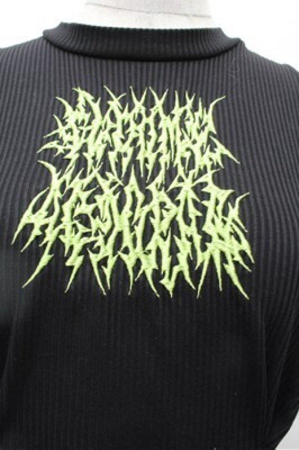 画像2: ACDC RAG / Vivid Gloomy Sleevelessトップス  黒 S-26-02-22-043-PU-TO-AS-ZS (2)