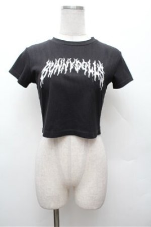 画像: ACDC RAG / PUNKYバニーチビTシャツ  黒 S-26-02-22-044-PU-TO-AS-ZS