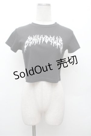 画像: ACDC RAG / PUNKYバニーチビTシャツ  黒 S-26-02-22-044-PU-TO-AS-ZS