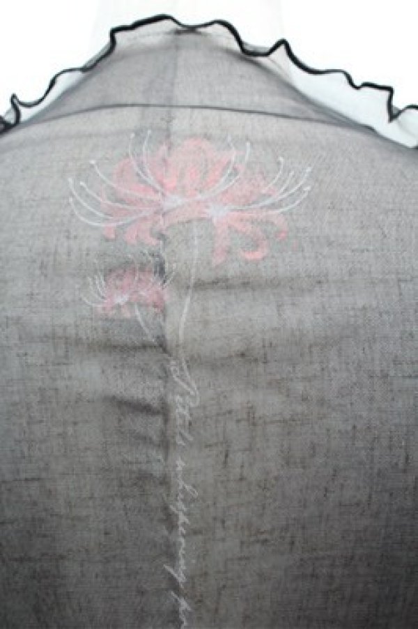 画像5: axes femme / 彼岸花PTシアートップス F 黒 S-26-02-22-045-AX-TO-TE-ZS (5)