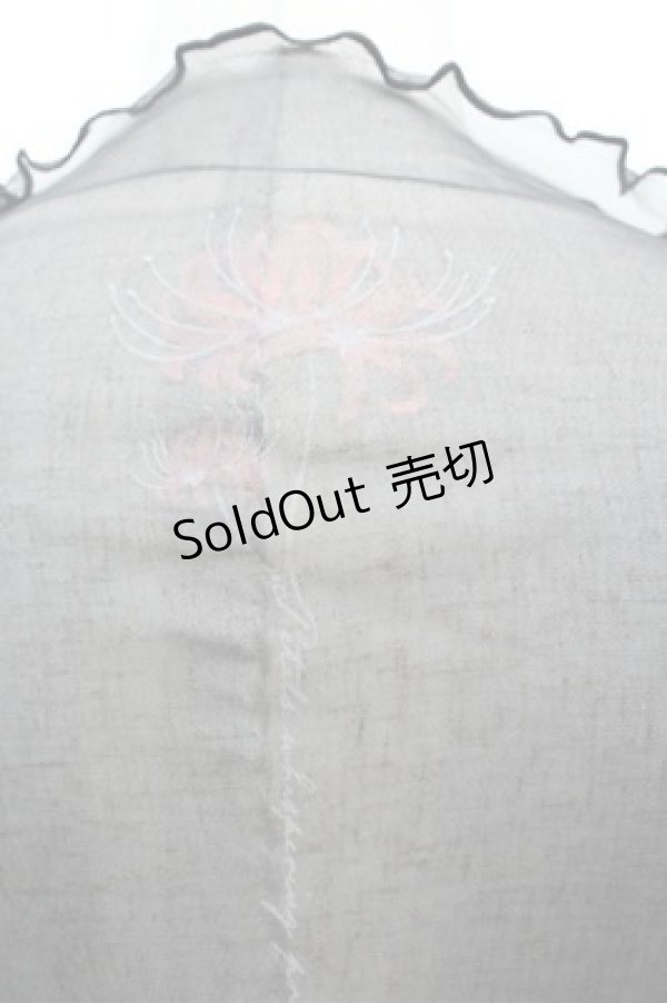 画像5: axes femme / 彼岸花PTシアートップス F 黒 S-26-02-22-045-AX-TO-TE-ZS (5)