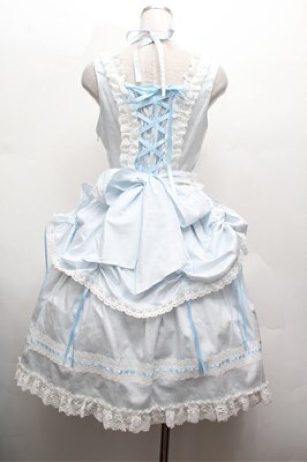 画像4: BABY,THE STARS SHINE BRIGHT / キュドパリジャンパースカート  サックス S-26-02-22-047-BA-OP-AS-ZS (4)