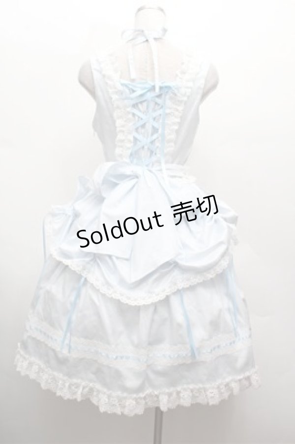 画像4: BABY,THE STARS SHINE BRIGHT / キュドパリジャンパースカート  サックス S-26-02-22-047-BA-OP-AS-ZS (4)