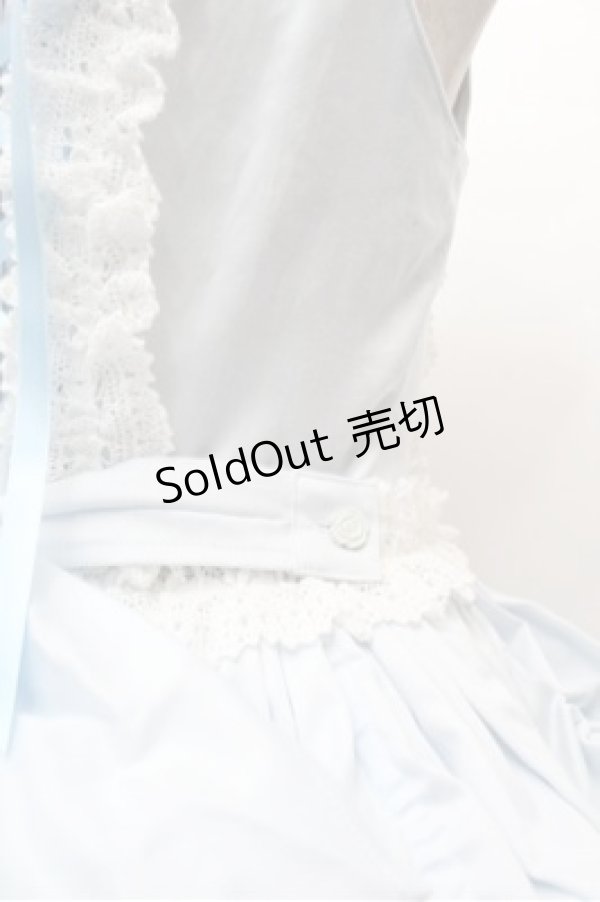 画像5: BABY,THE STARS SHINE BRIGHT / キュドパリジャンパースカート  サックス S-26-02-22-047-BA-OP-AS-ZS (5)