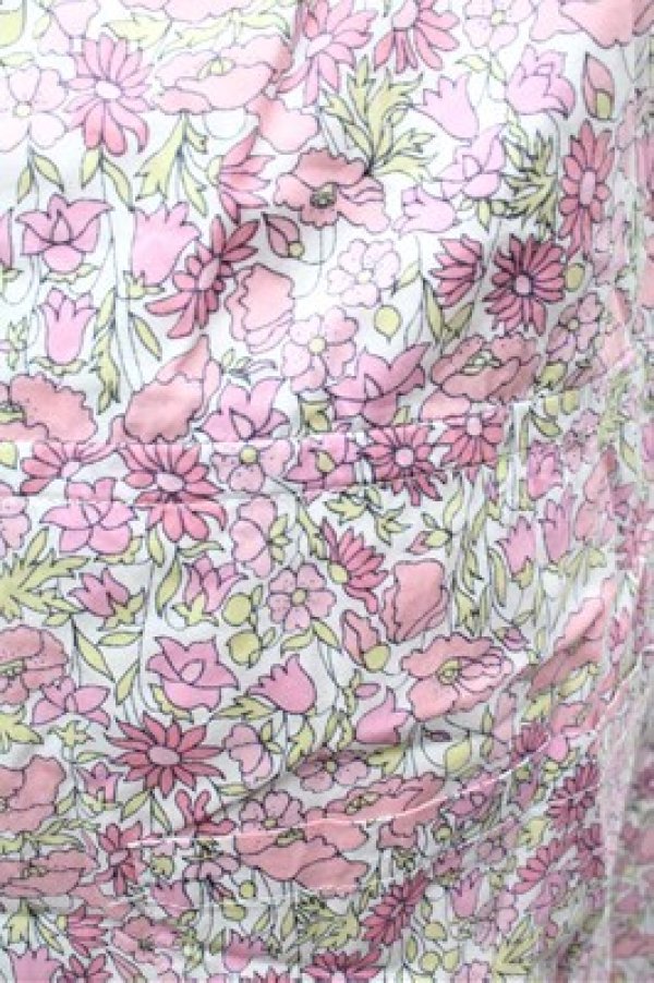 画像4: Jane Marple / 花柄オールインワン  白ｘピンク S-26-02-22-054-JM-OP-AS-ZS (4)