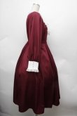 画像3: axes femme / ルリジューズレースアップワンピース  ワイン S-26-02-22-055-AX-BL-AS-ZS (3)