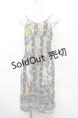 画像: Jean Paul GAULTIER / パワーネットキャミソール  黒 S-26-02-22-056-GO-TO-AS-ZS