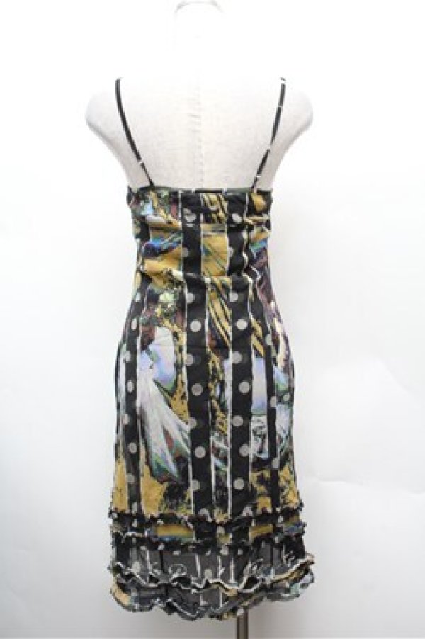 画像3: Jean Paul GAULTIER / パワーネットキャミソール  黒 S-26-02-22-056-GO-TO-AS-ZS (3)