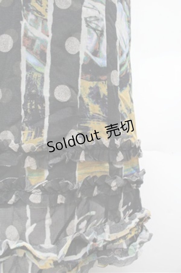 画像4: Jean Paul GAULTIER / パワーネットキャミソール  黒 S-26-02-22-056-GO-TO-AS-ZS (4)