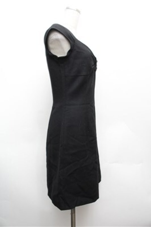 画像2: JESUS DIAMANTE / リボンデザインワンピース 40 黒 S-26-02-22-057-JE-OP-AS-ZS (2)