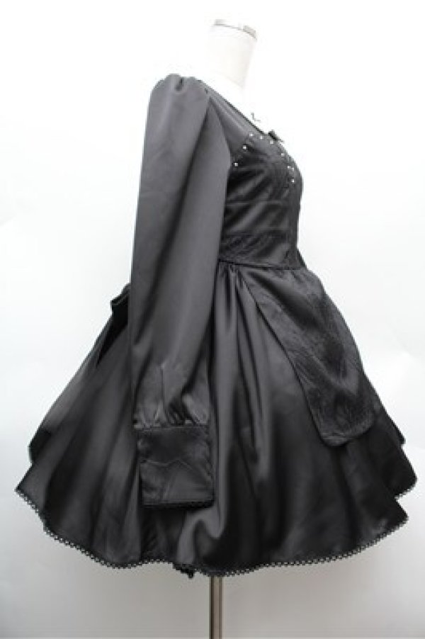 画像2: DimMoire / ゴーストメイド十字ドレス M 黒 S-26-02-22-058-0-OP-AS-ZS (2)