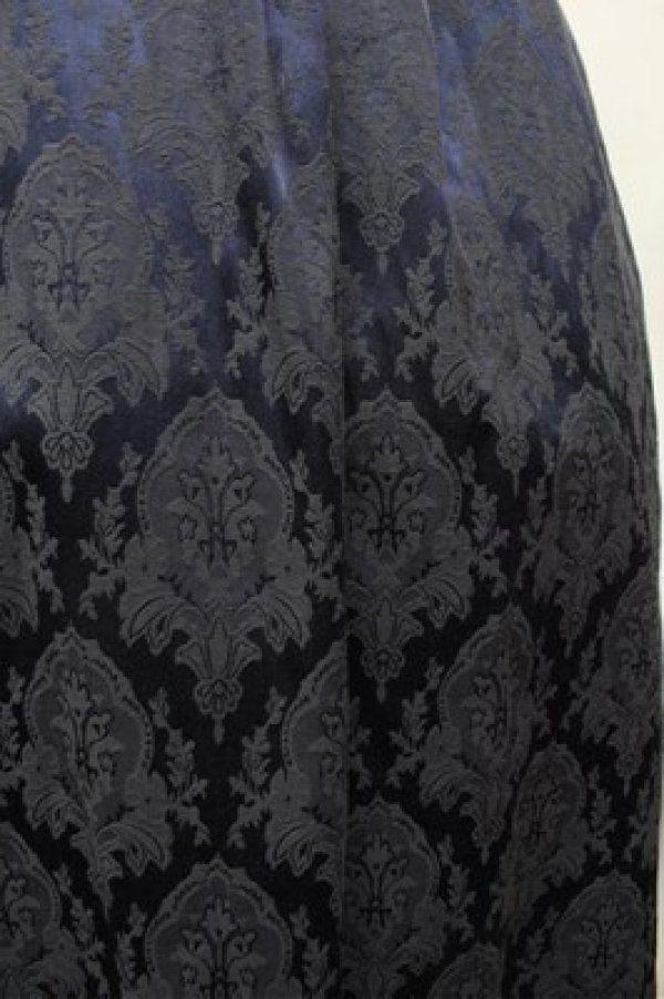 画像3: Amavel / Oriental Arabesqueロングスカート  紺 S-26-02-22-065-CA-SK-AS-ZS (3)