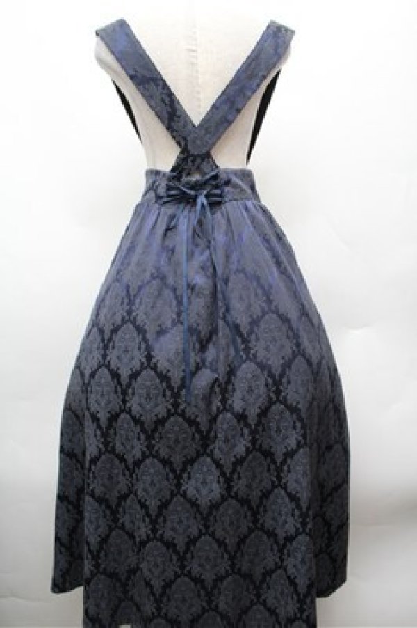 画像4: Amavel / Oriental Arabesqueロングスカート  紺 S-26-02-22-065-CA-SK-AS-ZS (4)