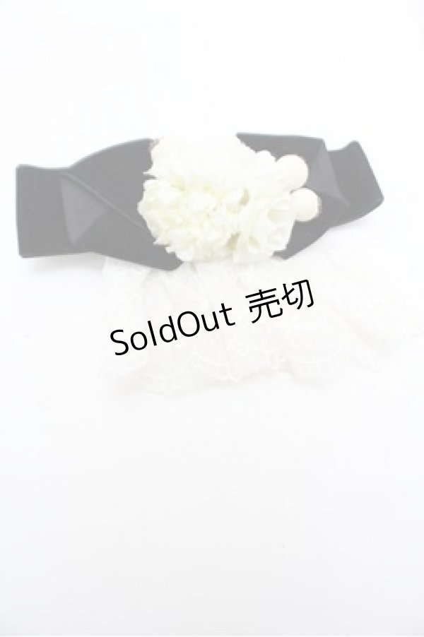 画像2: ATELIER　Ruby / リボンバレッタ  黒 S-26-02-22-010-EL-ZA-AS-ZS (2)