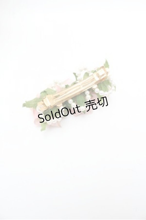 画像3: JESUS DIAMANTE / 薔薇バレッタ  ピンク S-26-02-22-014-JE-AC-AS-ZS (3)