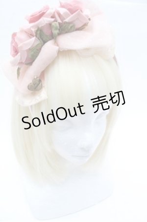 画像: JESUS DIAMANTE / 薔薇リボンカチューシャ  ピンク S-26-02-22-016-JE-ZA-AS-ZS