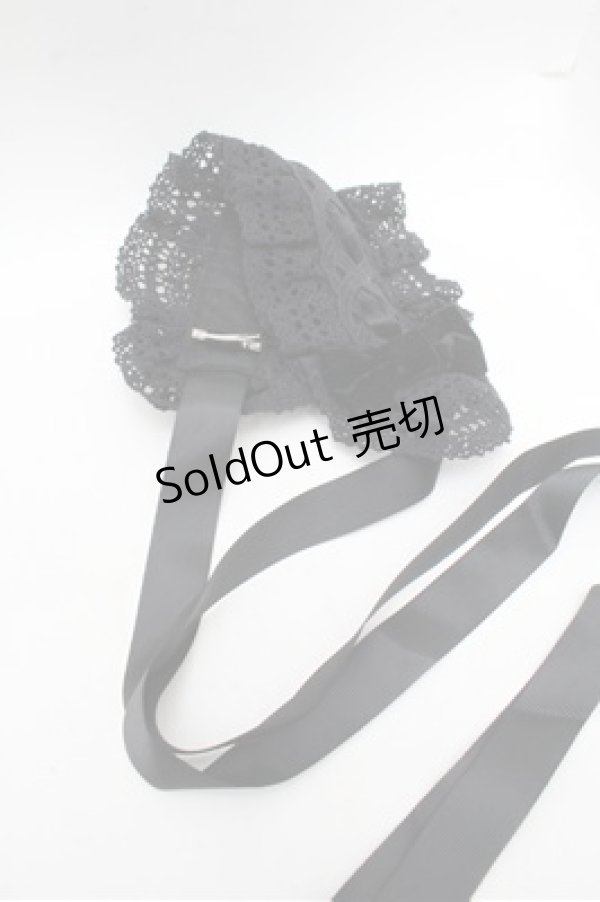 画像2: ATELIER　Ruby / ヘッドドレス  黒 S-26-02-22-019-EL-AC-AS-ZS (2)