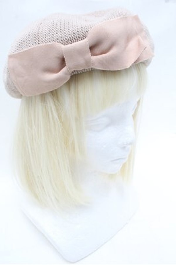 画像1: m petit by misako / AMリボンサーモベレー  ピンク S-26-02-22-021-LO-AC-AS-ZS (1)