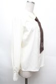 画像3: axes femme / 刺繍ネクタイ付きブラウス F 生成り S-26-02-22-026-AX-BL-TE-ZS (3)