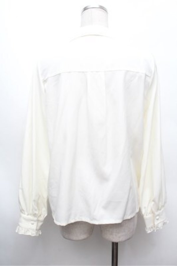 画像4: axes femme / 刺繍ネクタイ付きブラウス F 生成り S-26-02-22-026-AX-BL-TE-ZS (4)