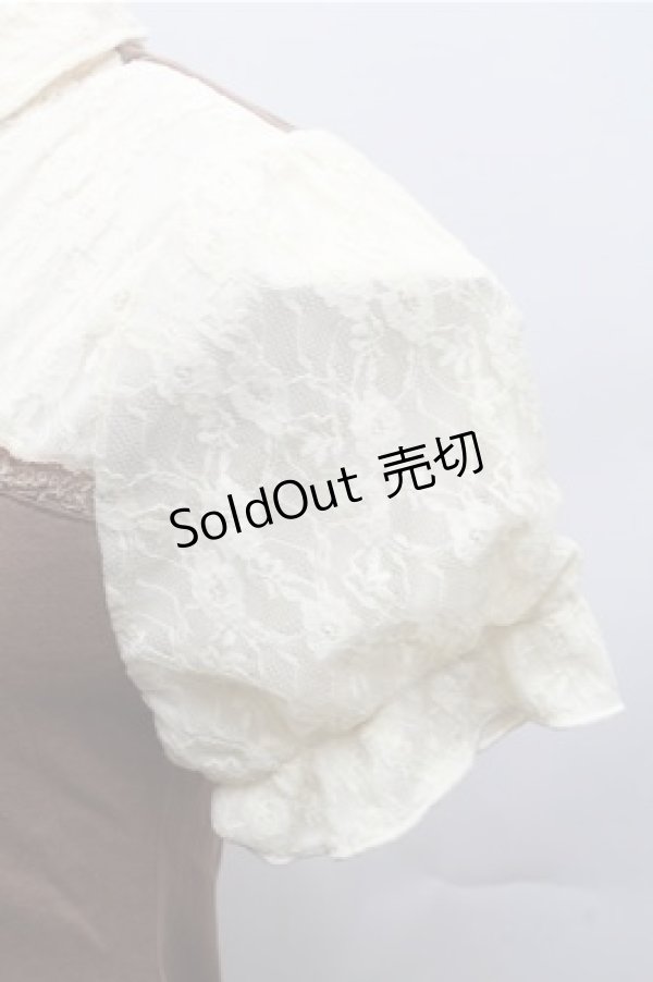 画像4: axes femme / ビスチェ風半袖PO  ブラウン S-26-02-23-034-AX-OP-AS-ZS (4)