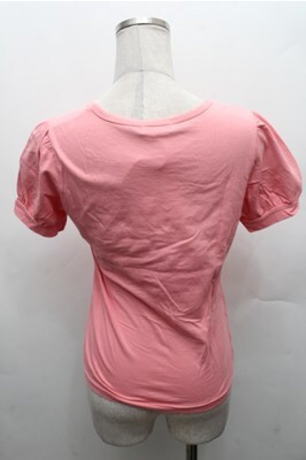 画像2: Emily Temple cute / チェリー刺 カットソー  ピンク S-26-02-23-037-ET-TO-HR-ZS (2)