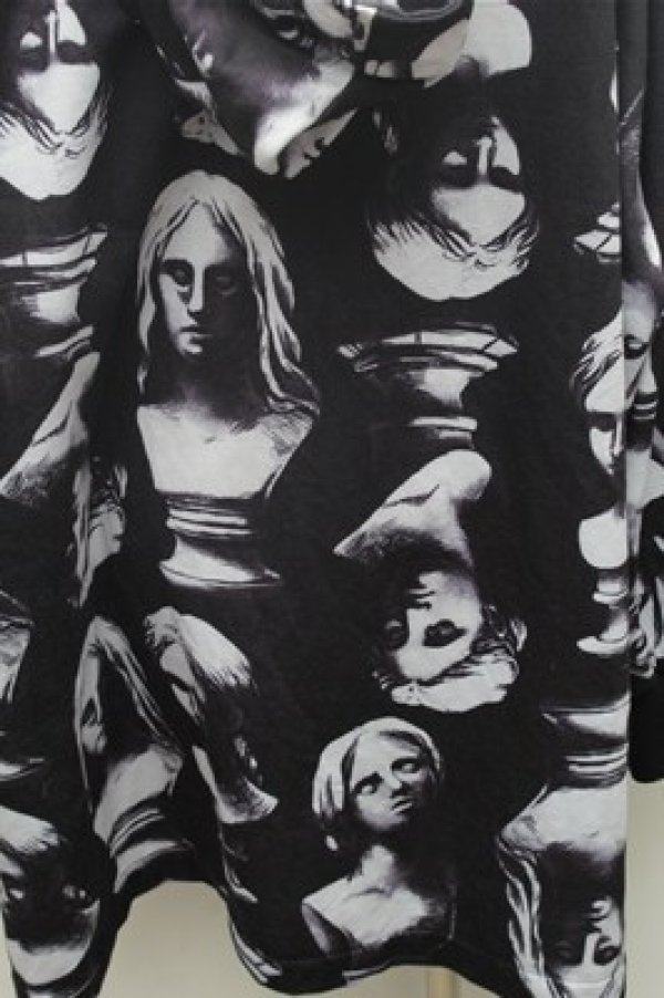 画像3: Drug Honey / 石膏像パーカー  黒Ｘ白 S-26-02-23-039-PU-TO-AS-ZS (3)